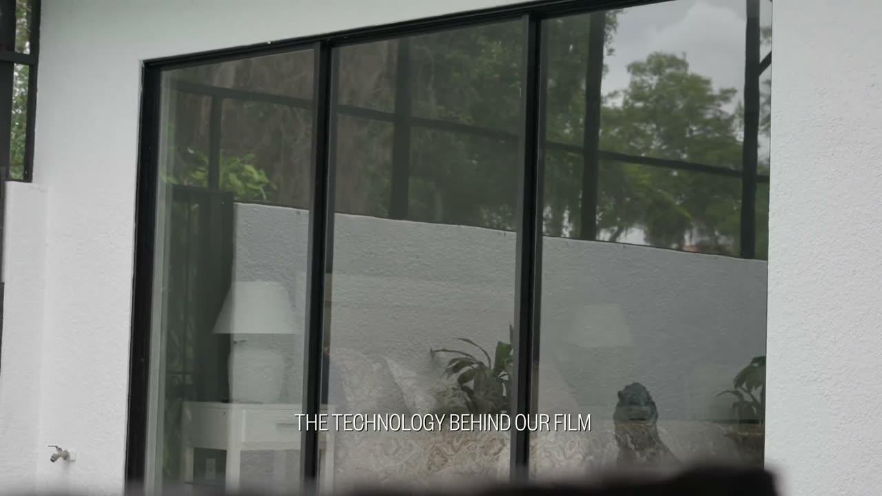 Filmed sliding glass doors on a home — privacy video poster